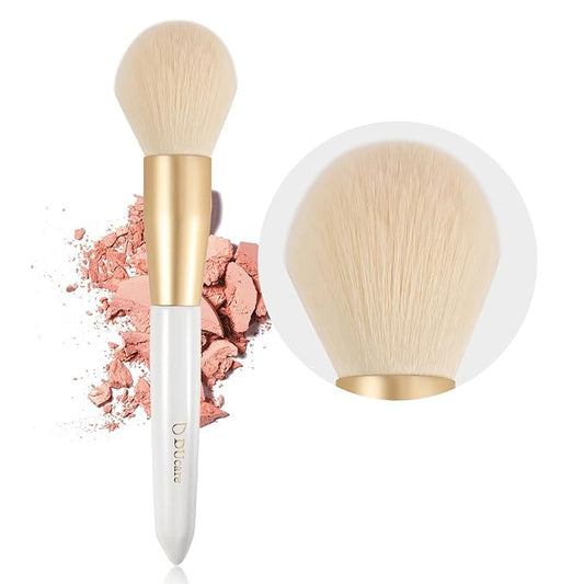 DUcare Tapered Blush Brush for Cheeks - Pointed Powder Brush for Light Application, Multi-Purpose Makeup Brushes Perfect for Highlighting, Defining, Sculpting, and Contouring-Velvo Beauty