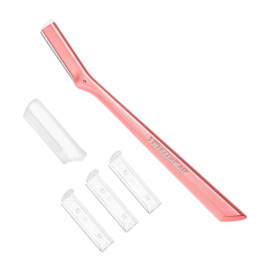 Tweezerman Exclusive Tea Rose Facial Razor-Velvo Beauty