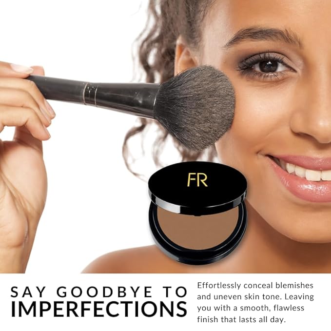 Luxury Oil Blotting Pressed Powder by Flori Roberts, Long Lasting Oil and Shine Control, Flawless Complexion for Women of Color or Deeper Skin Tones-Velvo Beauty