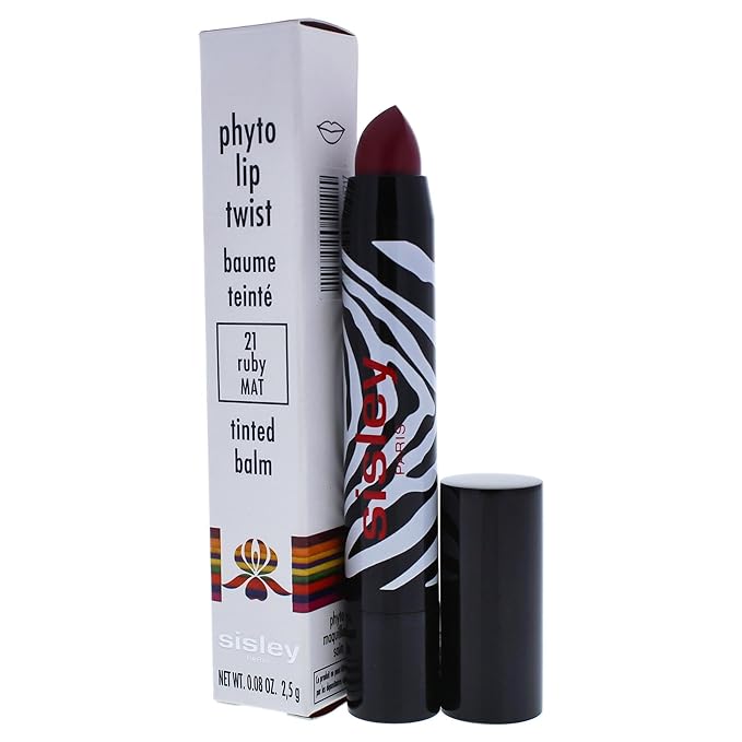 Sisley Phyto Lip Twist, 21 Ruby Mat, 0.08 Ounce-Velvo Beauty