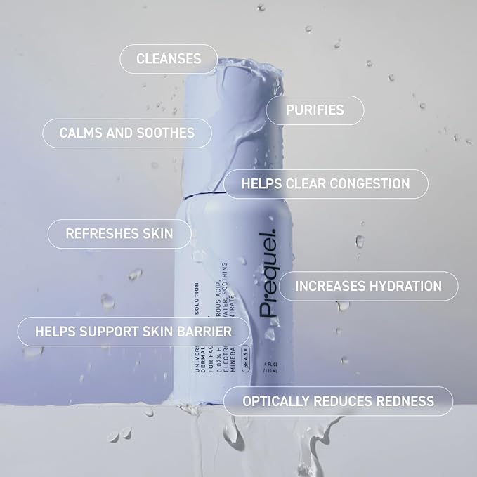 Skin Universal Skin Solution Hypochlorous Acid Spray for Face and Body. HOCL Facial Cleanser and Dermal Spray with Electrolyzed Water and Mineral Complex. pH-Stabilized Skin Care. 4oz-Velvo Beauty