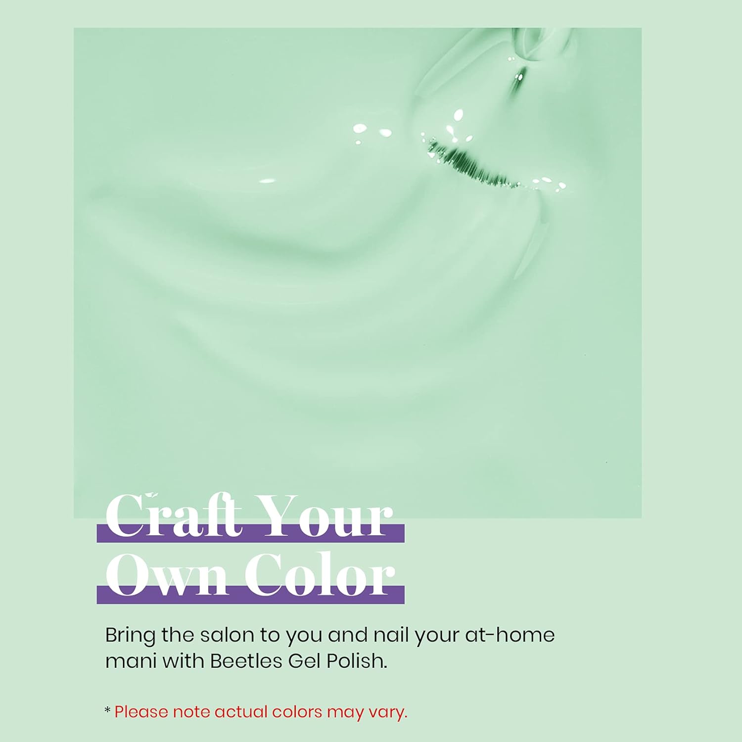 Beetles Gel Nail Polish 15ml Green Gel Polish Pastel Mint Green Color Gel Polish Soak off Uv Led Nail Lamp Nail Art Manicure Salon Salon DIY Gel Nail Design-Velvo Beauty