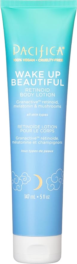 Pacifica Body Lotion Retinol Cream -Wake Up Beautiful Retinoid Renewing for Skin Elasticity Hydration & Plumpness - for Anti-Aging Fine Lines & Dry Skin Clean Vegan & Cruelty-Free Dermatologist Tested-Velvo Beauty