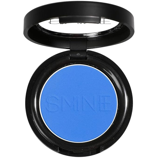 IS'MINE Single Blue Matte Eyeshadow Powder Palette High Pigment, Longwear, Intense Color Best Blue Eyeshadow-Velvo Beauty