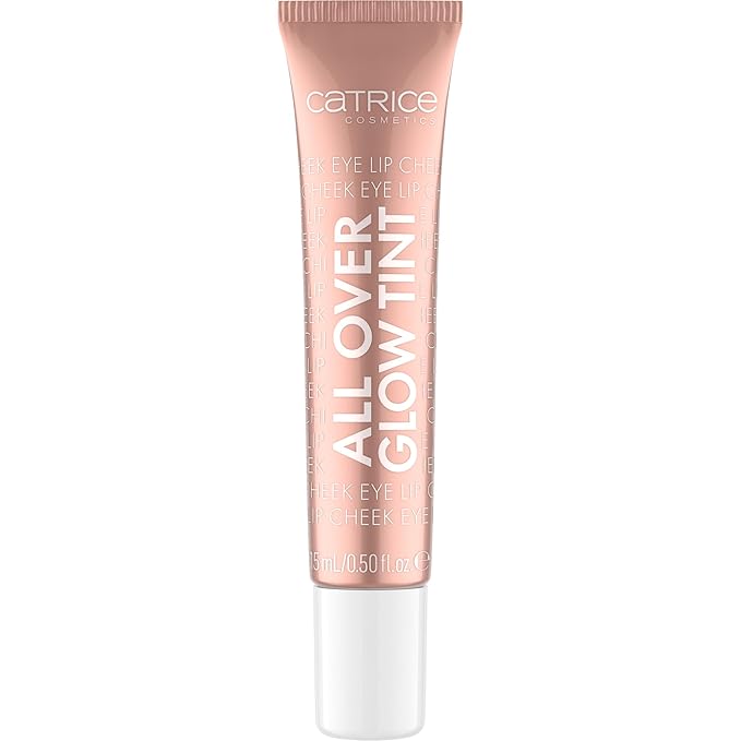 Catrice | All Over Glow Tint | Multi-Use Liquid Highlighter | Face & Body | Vitamin C, Niacinamide, Squalene, and Panthenol | Long-lasting & Lightweight | Vegan & Cruelty Free (020 | Keep Blushing)-Velvo Beauty
