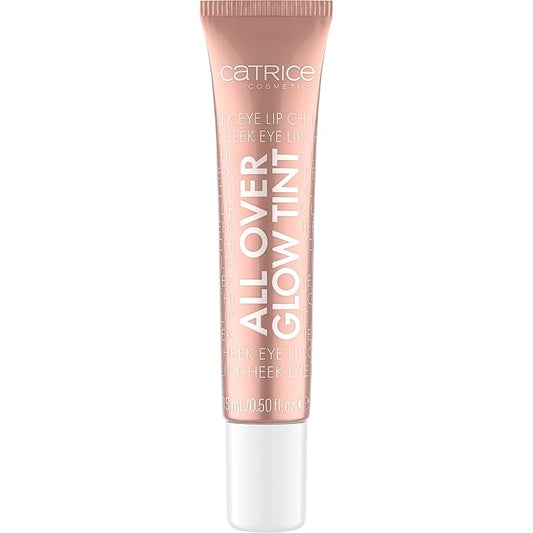 Catrice | All Over Glow Tint | Multi-Use Liquid Highlighter | Face & Body | Vitamin C, Niacinamide, Squalene, and Panthenol | Long-lasting & Lightweight | Vegan & Cruelty Free (020 | Keep Blushing)-Velvo Beauty