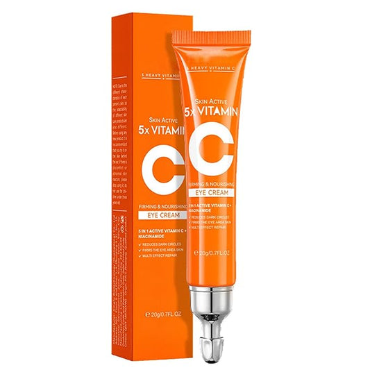 Eye Cream For Dark Circles, Vitamin C Eye Cream For Dark Circles, Puffiness and Bag, Anti Aging Eye Cream Firming Skin, Reduces Fine Lines, Moisturizing Eye Cream for Dry Skin around Eyes-Velvo Beauty