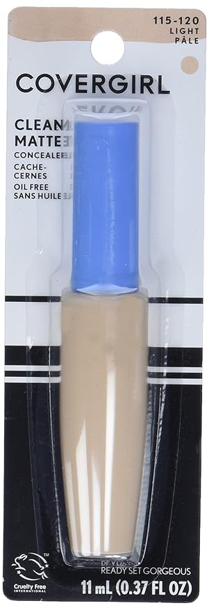 COVERGIRL - Clean Matte Concealer, Oil-Free, Lightweight Formula, Blendable, Natural-Looking Coverage, 100% Cruelty-Free-Velvo Beauty
