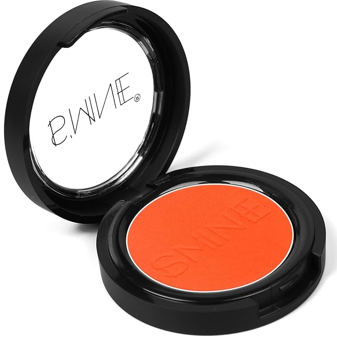 IS'MINE Single Orange Matte Eyeshadow Powder Palette High Pigment, Longwear, Intense Color Best Orange Eyeshadow-Velvo Beauty