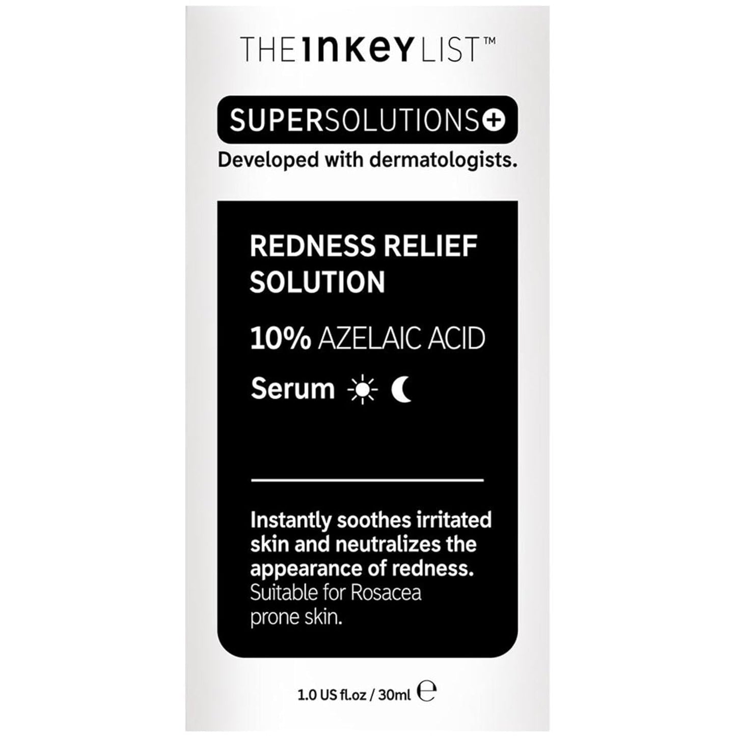 The INKEY List SuperSolutions Azelaic Acid 10% Serum, Fast-Absorbing Formula Helps Reduce Appearance of Redness and Soothes Skin, Leaves No White Cast, 1.01 fl oz-Velvo Beauty