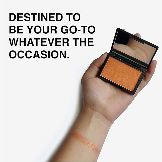 Makeup Powder Blusher - "Desert Storm" - 4g / 0.141 oz - Full Coverage, Natural Blush - Soft, Buildable Pink, Coral, Peach & Golden Hues-Velvo Beauty