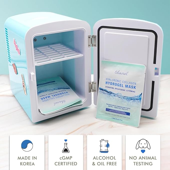 Ebanel 10 Pack Hydrogel Collagen Face Mask with Hyaluronic Acid, Vitamin C, Peptide, Aloe, Instant Brightening Hydrating Face Masks Skincare Korean Sheet Mask, Skin Firming, Lifting Anti Aging Masks-Velvo Beauty