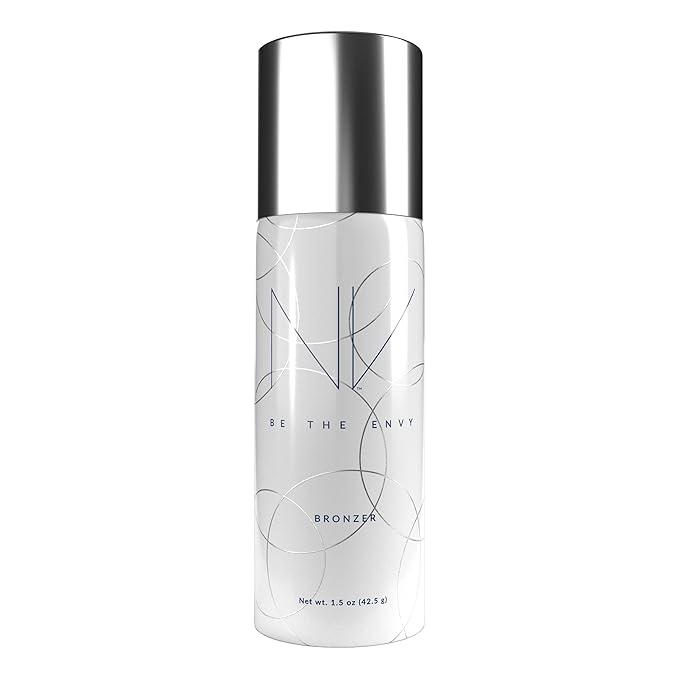 NV Perfecting Fine Mist Bronzer Buildable Coverage Professional Airbrush Makeup with Plant-based Stem Cell Polypeptides, Vitamins A, D, E and Aloe, 1.5 ounces, BRONZER-Velvo Beauty