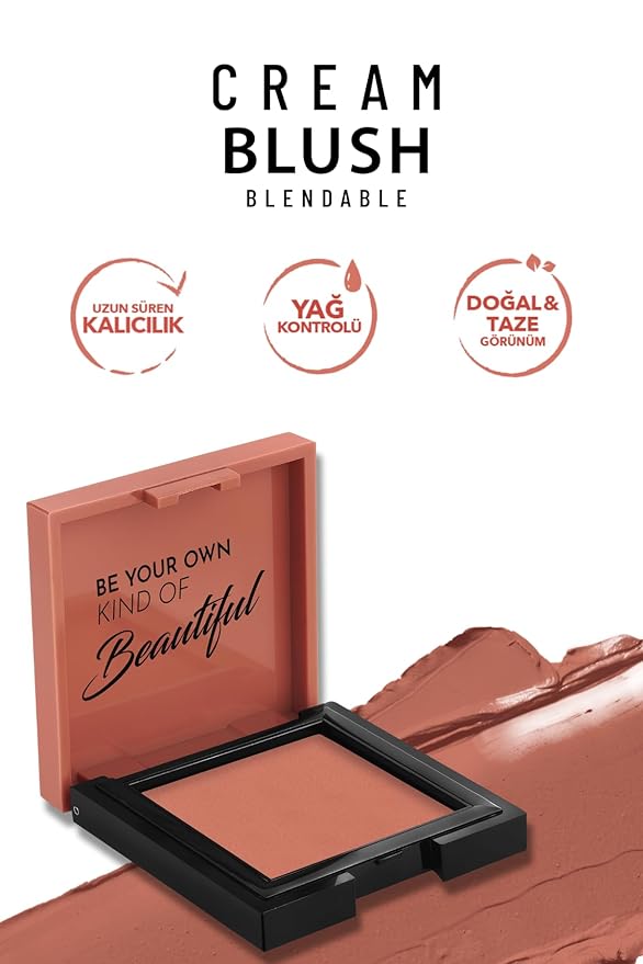 Pastel Cream Blush 42 | Pink | Fresh | Healthy & Natural Look | Ligh Weighted Formula | Sebum Control Richly Pigmented | Easily Blendable | Long Lasting | Semi Matte | 0.18 oz.-Velvo Beauty
