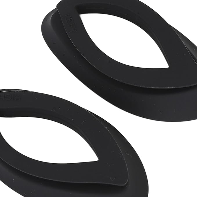 LED Photon Facial Cover Eye Cover Silicone Protective Eye Patch for Skin Rejuvenation Face Guard Device (Black)-Velvo Beauty