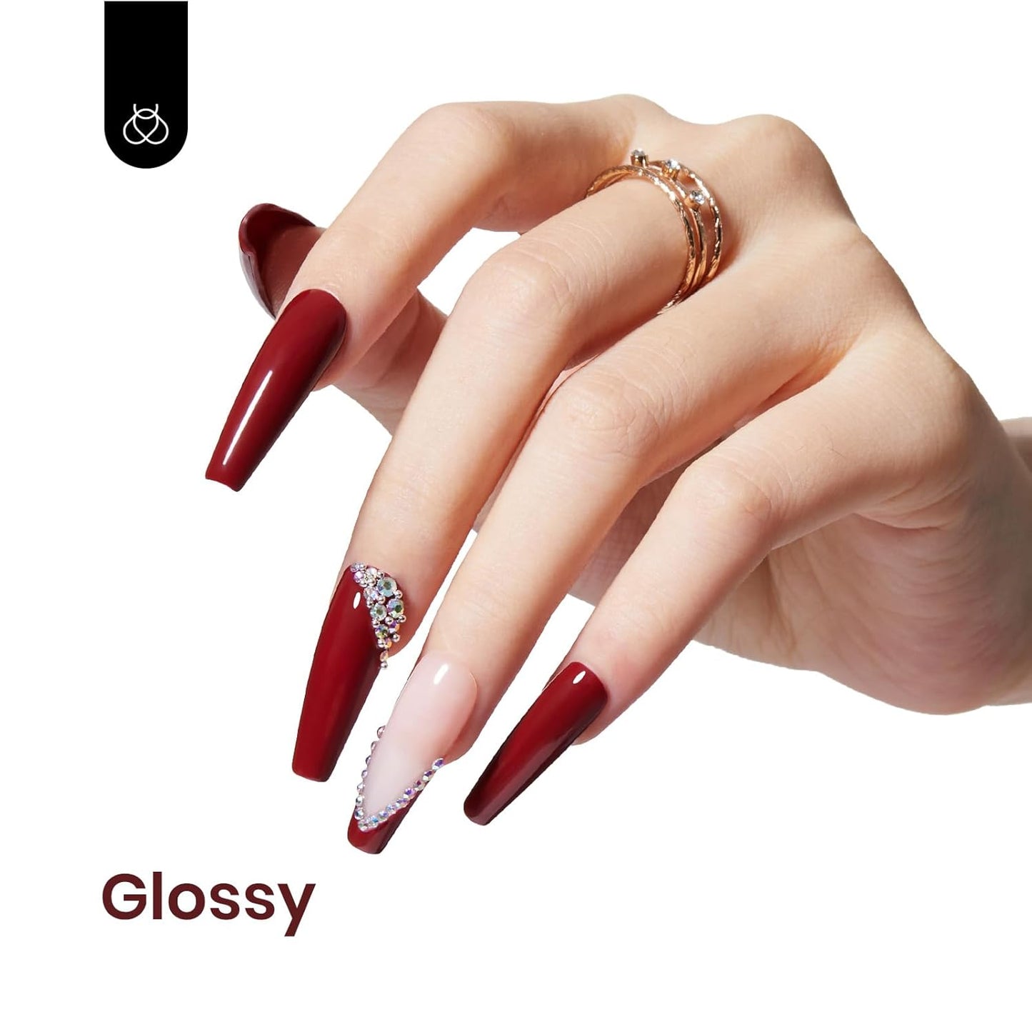 Beetles Red Gel Polish, Burgundy Red Fall Color Gel Nail Polish Soak Off UV Lamp Wine Red Nail Polish, Home Salon DIY Design Art Manicure Gift for Women, 1Pcs 15ml-Velvo Beauty