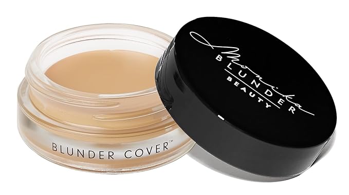 Monika Blunder Beauty - Blunder Cover Foundation/Concealer - Shade: 4.25 - Vier.25 - Light/Medium Olive Undertones - Clean Beauty, All-In-One, Fragrance-Free, Cruelty-Free, Vegan - 0.62 oz-Velvo Beauty