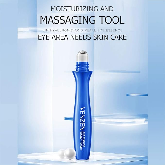 VENZEN Advanced Elastic Delicate Pearl Eye Essence Eyes Blooming Moving Smooth Moisturizing Massaging Tool-Velvo Beauty