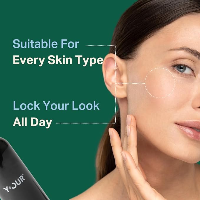 Y’OUR Silk Makeup Setting Spray: Lightweight Hydrating Face Mist; Long-Lasting, Blurring, Natural Finish. Infused with Vitamin E & Minerals, Paraben-Free. Made in USA. 4 fl. oz (118.3g)-Velvo Beauty