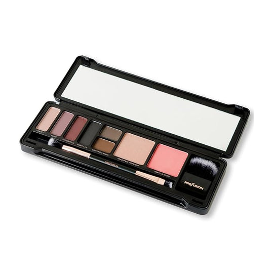 Profusion Cosmetics Glam Face Eye and Face Pro Makeup Case, Achieve Glamorous Looks With The Ultimate Night Out Makeup Palette, Raise Your Beauty Routine With Premium Beauty Tool-Velvo Beauty