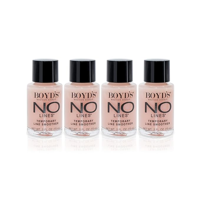 Boyd's Renoir No Lines Temporary Wrinkle Remover- For Forehead, Eyes, Lips, 0.5 fl oz (4 pack)-Velvo Beauty