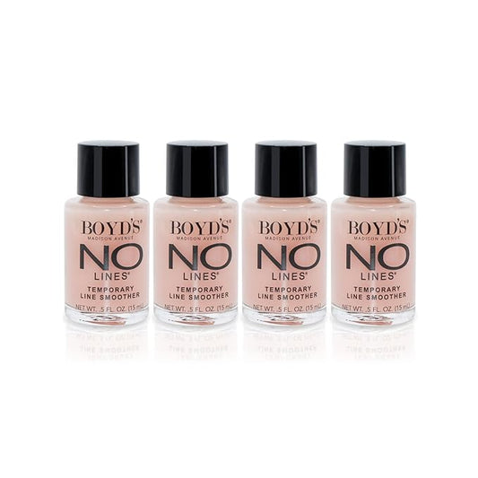 Boyd's Renoir No Lines Temporary Wrinkle Remover- For Forehead, Eyes, Lips, 0.5 fl oz (4 pack)-Velvo Beauty