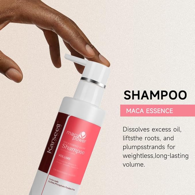 Karseell Volume Shampoo, Lightweight Volume Shampoo For Fine Hair, Adding volume to flat hair 200ml-Velvo Beauty