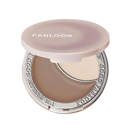 Moon Glow Contour & Glow Palette, Lightweight Cream Contour and Highlighting Makeup Kit, Blendable & Buildable Color, Travel Friendly, Vegan, Cruelty Free, Step-by-Step Instructions Included-Velvo Beauty