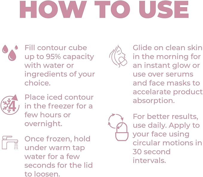 Ice Roller for Face, Ice Face Roller for Eyes, Neck and Cold Therapy for Injuries. Ice Mold for Face Massager, Skin Care. Remove Fine Lines, Shrink Pores, Reduce Acne (Purple)-Velvo Beauty