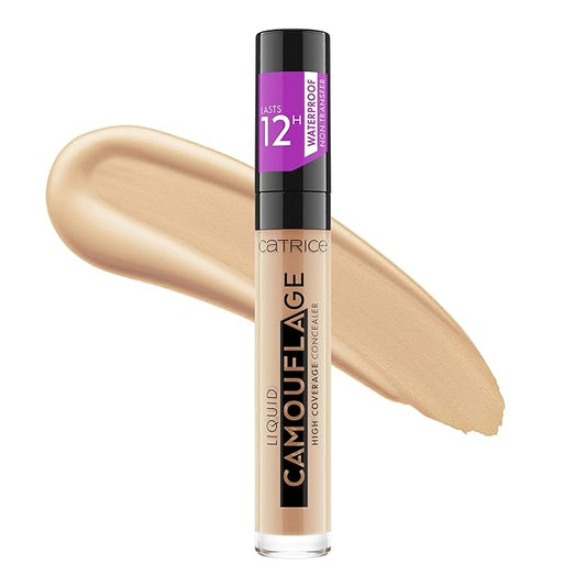 Catrice | Liquid Camouflage High Coverage Concealer | Ultra Long Lasting Concealer | Oil & Paraben Free | Cruelty Free (015 | Honey)-Velvo Beauty