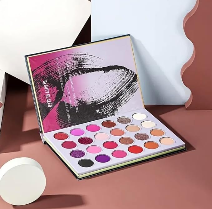 Generic Majical Book of Beauty Makeup Palette, 72 Colors, 3-Layer Folding Book, Eyeshadow Palette, Long Lasting-Velvo Beauty