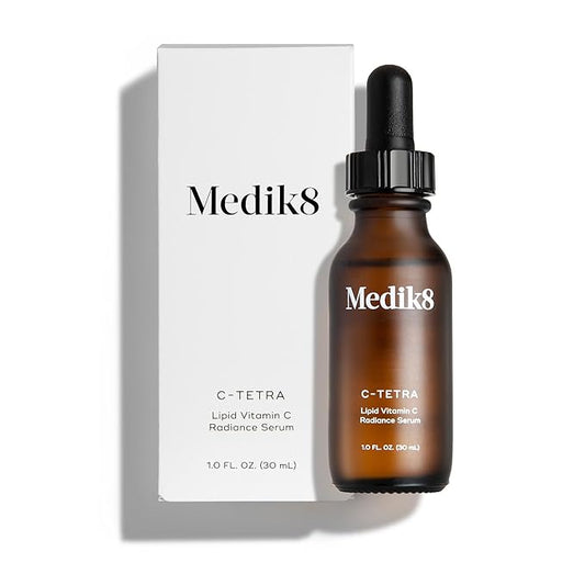 Medik8 C-Tetra - Balancing Vitamin C Serum For Face - Smooths Fine Lines and Wrinkles - Face Serum with Squalane - Vegan and Gluten Free - 1.0 oz-Velvo Beauty
