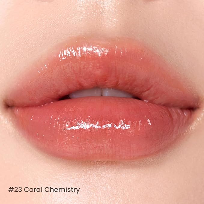 Peripera Ink Mood Glowy Tint | Lip-Plumping, Naturally Moisturizing, Lightweight, Glow-Boosting, Long-Lasting, Comfortable, Non-Sticky, No White Film (023 CORAL CHEMISTRY (LUCKY LOTTERY))-Velvo Beauty
