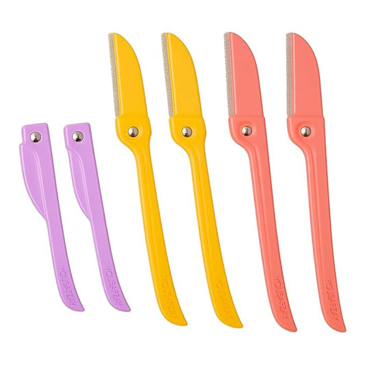 Face Razors for Women – Eyebrow & Facial Hair Removal, Shaver, Gentle Facial Hair Remover, Dermaplaning Tool, Women’s Face Shaver, Eyebrow Trimmer, Disposable Razor-Velvo Beauty