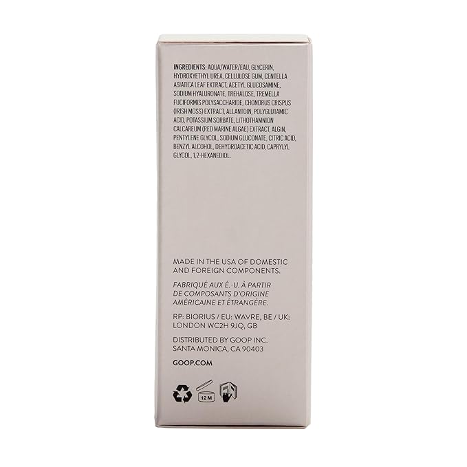 goop Beauty Exosome Hydration Therapy Serum | Hydrating Serum for Plump, Radiant, & Smooth Skin | Cica Leaf Exosomes, Red Sea Moss, & Polyglutamic Acid | 1.0 fl oz-Velvo Beauty