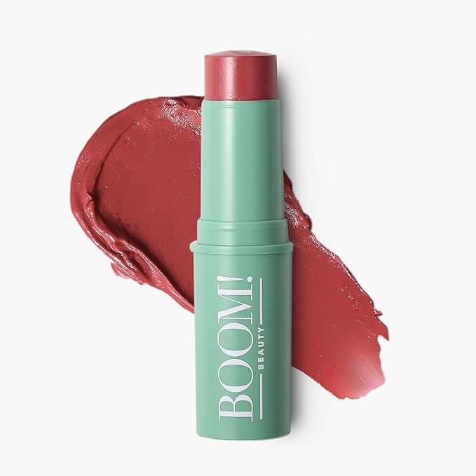 BOOM! by Cindy Joseph Boomstick Rose Nude ® + Boomstick Color ™ - Buildable Lip & Cheek Tint Makeup Sticks, Cream Blush Stick & Clean Beauty Formula Cosmetics-Velvo Beauty