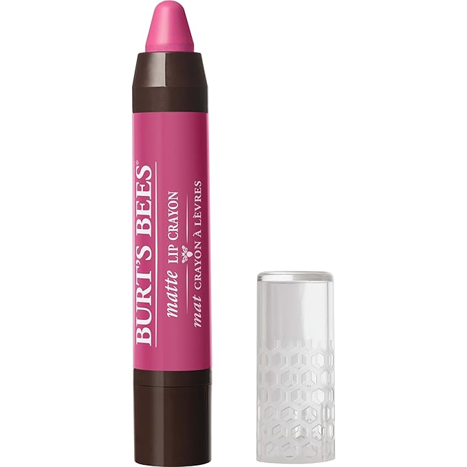 Burt’s Bees 100% Natural Origin Moisturizing Matte Lip Crayon, Hawaiian Smolder - 1 Crayon-Velvo Beauty