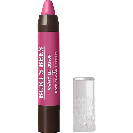 Burt’s Bees 100% Natural Origin Moisturizing Matte Lip Crayon, Hawaiian Smolder - 1 Crayon-Velvo Beauty