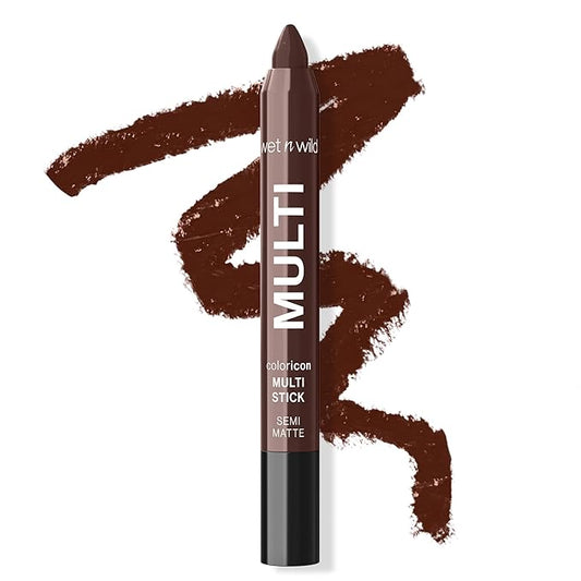 wet n wild Color Icon Cream Eyeliner Eyeshadow Multi-Stick, Moisturizing, Nourishing Velvety Cream-to-Powder Buildable & Blendable Formula, Cruelty-Free & Vegan - Cheat Day-Velvo Beauty