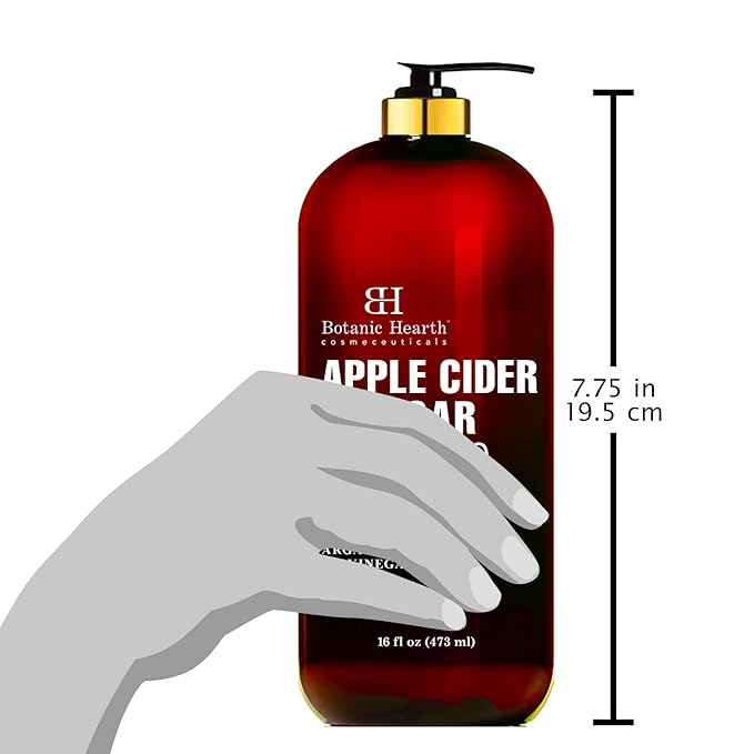 Botanic Hearth Apple Cider Vinegar Shampoo | Clarifying And Nourishing, Reduces Itchy Scalp, Dandruff & Frizz | Sulfate Free, For All Hair Types, Men And Women | 16 Fl Oz-Velvo Beauty