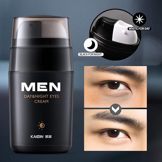 AKARY Men Eye Cream Day and Night Firm Skin Skin Care Essence Eye Moisturizing Smoothing Remove Black Bag Fine Lines Wrinkles-Velvo Beauty