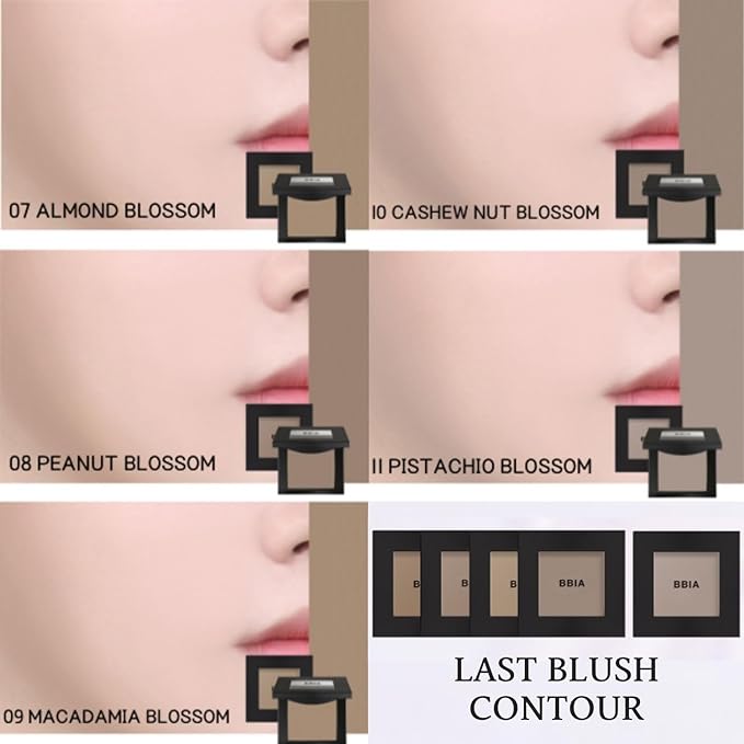BBIA Last Blush 11 Color / 0.09oz - High Pigment Makeup Blush, Shape, Contour & Highlight Face, Long-lasting, Matte Finish (11 PISTACHIO BLOSSOM)-Velvo Beauty