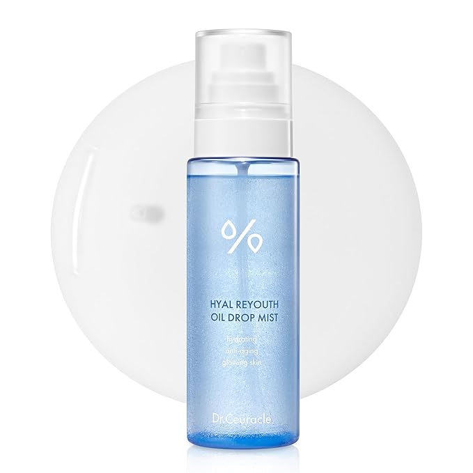 leegeehaam Dr.Ceuracle Hyal Reyouth Oil Drop Mist (125ml / 4.22 fl. oz.) - Facial Serum Mist with Hyaluronic Acid, Panthenol, Fructan, Soothing and Hydrating for All Skin Types-Velvo Beauty