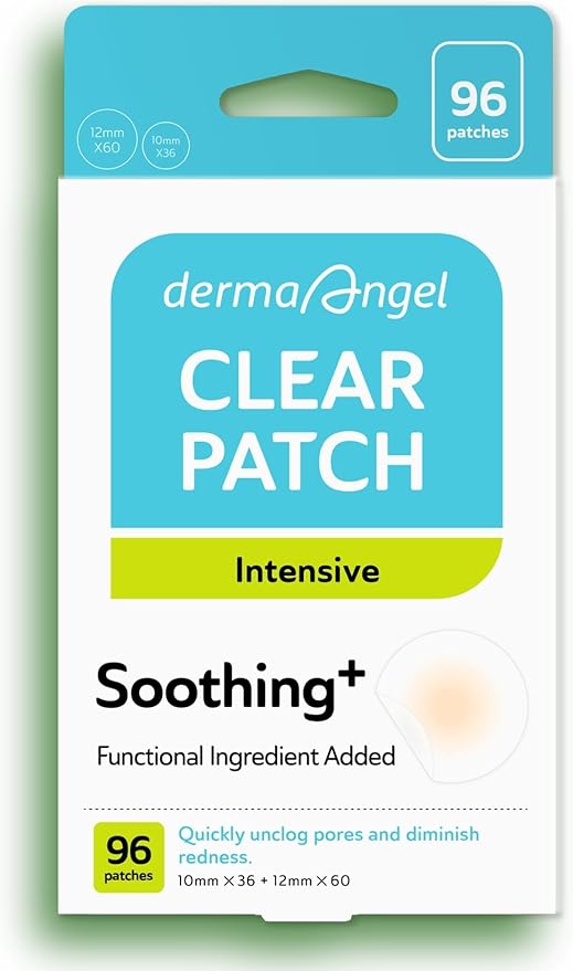 Invisible Salicylic Acid Pimple Patches for Face - Deep Blemish Hydrocolloid Acne Patches, Clear Pimple & Zit Patches for Underground Acne - 96 Count - 2 Sizes Soothing Plus (Clear Patch)-Velvo Beauty