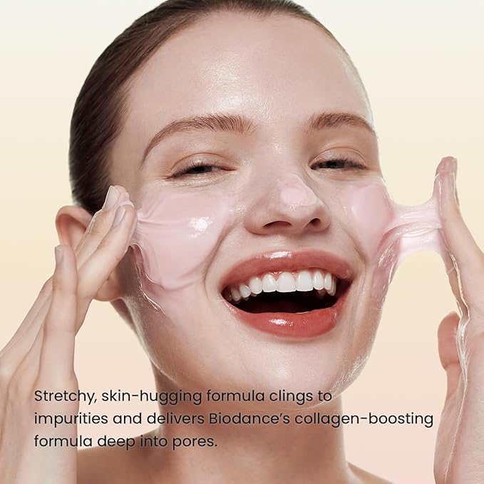 BIODANCE Collagen Mask To Foam Cleanser, Face Wash for Women, 2-in-1 Pore Mask and Hydrating Foaming Facial Cleanser for Sensitive Skin, Oily Skin, 5.07 fl. oz. (150 ml)-Velvo Beauty