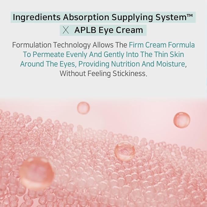 APLB Glutathione Niacinamide Eye Cream | LIPO GLUTA NIAC CEN™ 27.4% 0.68 FL.OZ/Korean Skincare, Eye cream for dark circles and puffiness, Improve elasticity & provide moisture around eye region-Velvo Beauty