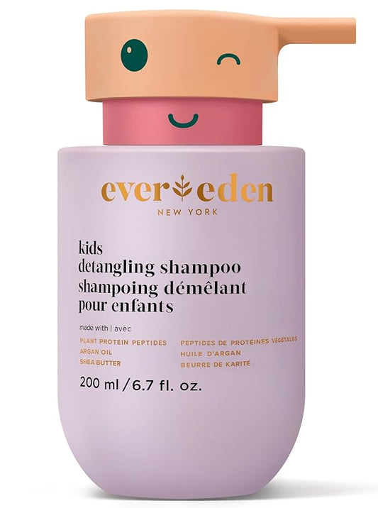 Evereden Kids Shampoo | Tear-Free Detangling Shampoo for Girls with Curly or Straight Hair | Clean, Non-Toxic, and Gentle Haircare | Sulfate-Free, Hypoallergenic, Safe for Daily Use | 6.7 fl oz-Velvo Beauty