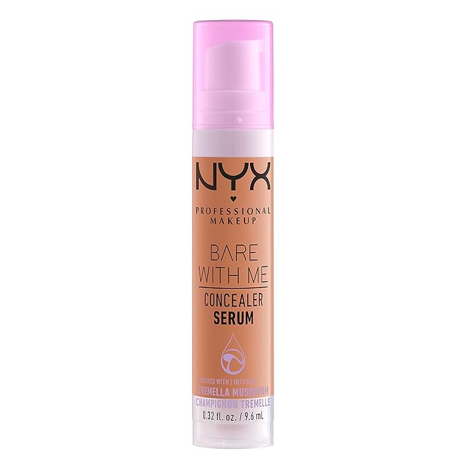 NYX PROFESSIONAL MAKEUP Bare With Me Concealer Serum, Up To 24Hr Hydration - Caramel-Velvo Beauty