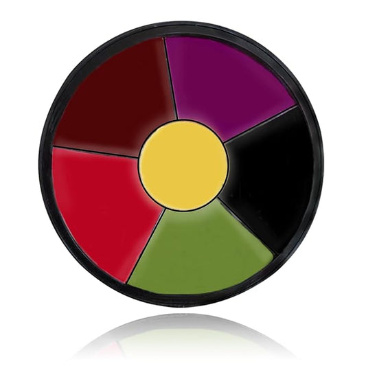 6 Colors Bruise Wheel Kit Halloween Special Effects Makeup Professional Face Body Paint Palette for Cosplay Sfx Zombie Stage Makeup Kit-Velvo Beauty
