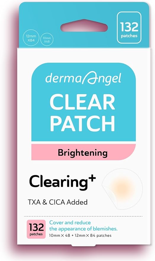 Dark Spot Patches Blemish Patches with Hydrocolloid, TXA & CICA for Active Acne & Post-Inflammatory Dark Spots - Day and Night Use - UPGRADED (Post Acne - 132 Count - 2 Size)-Velvo Beauty